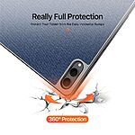 Θήκη Samsung Galaxy Tab S11 Ultra - DUX DUCIS Domo Series - Flip Θήκη από Συνθετικό Δέρμα (PU) με TPU - Μπλε - Stand - Εικόνα 9