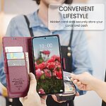 Θήκη Xiaomi 15T 5G - CASEME 023 - Flip Πορτοφόλι από Συνθετικό Δέρμα (PU) με TPU - Κόκκινο - RFID/Wallet/Stand - Εικόνα 10