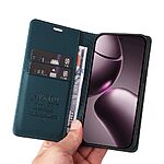 Θήκη Xiaomi 15T 5G - YIKATU - Flip Πορτοφόλι από Συνθετικό Δέρμα (PU) με TPU - Πράσινο - Wallet/Stand - Εικόνα 10