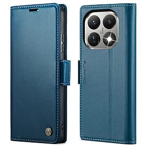 Θήκη Xiaomi 15T 5G - CASEME 023 - Flip Πορτοφόλι από Συνθετικό Δέρμα (PU) με TPU - Μπλε - RFID/Wallet/Stand