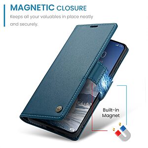 Θήκη Xiaomi 15T 5G - CASEME 023 - Flip Πορτοφόλι από Συνθετικό Δέρμα (PU) με TPU - Μπλε - RFID/Wallet/Stand - Εικόνα 2