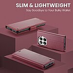 Θήκη Xiaomi 15T Pro 5G - CASEME 023 - Flip Πορτοφόλι από Συνθετικό Δέρμα (PU) με TPU - Κόκκινο - RFID/Wallet/Stand - Εικόνα 3