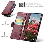 Θήκη Xiaomi 15T Pro 5G - CASEME 023 - Flip Πορτοφόλι από Συνθετικό Δέρμα (PU) με TPU - Κόκκινο - RFID/Wallet/Stand - Εικόνα 5