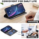 Θήκη Xiaomi 15T Pro 5G - BINFEN COLOR BF17 - Flip Πορτοφόλι από Συνθετικό Δέρμα (PU) με TPU - Μαύρο - Wallet/Stand - Εικόνα 5