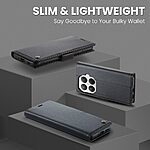 Θήκη Xiaomi 15T Pro 5G - CASEME 023 - Flip Πορτοφόλι από Συνθετικό Δέρμα (PU) με TPU - Μαύρο - RFID/Wallet/Stand - Εικόνα 3