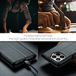 Θήκη Xiaomi 15T Pro 5G - CASEME 023 - Flip Πορτοφόλι από Συνθετικό Δέρμα (PU) με TPU - Μαύρο - RFID/Wallet/Stand - Εικόνα 4