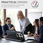 Θήκη Xiaomi 15T Pro 5G - CASEME 023 - Flip Πορτοφόλι από Συνθετικό Δέρμα (PU) με TPU - Μαύρο - RFID/Wallet/Stand - Εικόνα 6