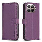 Θήκη Xiaomi 15T Pro 5G - BINFEN COLOR BF17 - Flip Πορτοφόλι από Συνθετικό Δέρμα (PU) με TPU - μωβ - Wallet/Stand