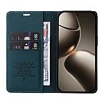 Θήκη Xiaomi 15T Pro 5G - YIKATU - Flip Πορτοφόλι από Συνθετικό Δέρμα (PU) με TPU - Πράσινο - Wallet/Stand - Εικόνα 3