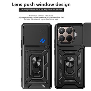 Θήκη Xiaomi 15T Pro 5G - OEM - Σκληρή Θήκη PC+TPU - Ασημί - Stand - Εικόνα 2