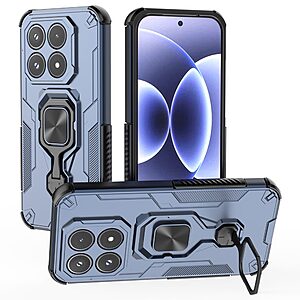 Θήκη Xiaomi 17 5G - OEM - Σκληρή Θήκη PC+TPU - μπλε ανοιχτό - Stand