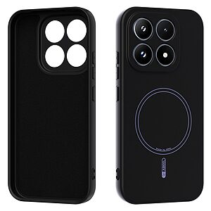 Θήκη Xiaomi 17 5G - ABEEL - Πλάτη Σιλικόνης - Μαύρο - MagSafe