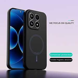 Θήκη Xiaomi 17 5G - ABEEL - Πλάτη Σιλικόνης - Μαύρο - MagSafe - Εικόνα 2