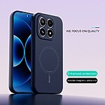 Θήκη Xiaomi 17 5G - ABEEL - Πλάτη Σιλικόνης - Μπλε - MagSafe - Εικόνα 2