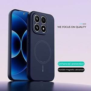 Θήκη Xiaomi 17 5G - ABEEL - Πλάτη Σιλικόνης - Μπλε - MagSafe - Εικόνα 2