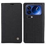 Θήκη Xiaomi 17 Pro 5G - YIKATU - Flip Πορτοφόλι από Συνθετικό Δέρμα (PU) με TPU - Μαύρο - Wallet/Stand