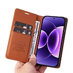 Θήκη Xiaomi 17 Pro 5G - YIKATU - Flip Πορτοφόλι από Συνθετικό Δέρμα (PU) με TPU - Καφέ - Wallet/Stand - Εικόνα 10