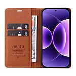 Θήκη Xiaomi 17 Pro 5G - YIKATU - Flip Πορτοφόλι από Συνθετικό Δέρμα (PU) με TPU - Καφέ - Wallet/Stand - Εικόνα 3