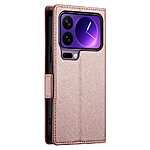 Θήκη Xiaomi 17 Pro 5G - OEM - Flip Πορτοφόλι από Συνθετικό Δέρμα (PU) με TPU - ροζ χρυσό - Wallet/Stand - Εικόνα 4