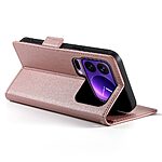 Θήκη Xiaomi 17 Pro 5G - OEM - Flip Πορτοφόλι από Συνθετικό Δέρμα (PU) με TPU - ροζ χρυσό - Wallet/Stand - Εικόνα 6