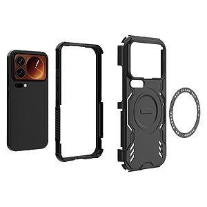 Θήκη Xiaomi 17 Pro 5G - OEM - Σκληρή Θήκη PC+TPU - Μαύρο - MagSafe - Εικόνα 2