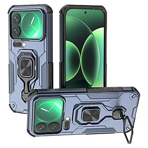 Θήκη Xiaomi 17 Pro 5G - OEM - Σκληρή Θήκη PC+TPU - Μπλε - Stand/Λουράκι