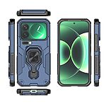 Θήκη Xiaomi 17 Pro 5G - OEM - Σκληρή Θήκη PC+TPU - Μπλε - Stand/Λουράκι - Εικόνα 4