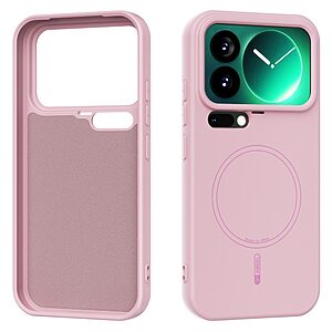 Θήκη Xiaomi 17 Pro 5G - ABEEL - Πλάτη Σιλικόνης - Ροζ - MagSafe