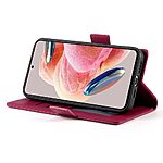 Θήκη Xiaomi 17 Pro Max 5G - OEM - Flip Πορτοφόλι από Συνθετικό Δέρμα (PU) με TPU - κόκκινο - Wallet/Stand - Εικόνα 7