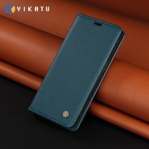 Θήκη Xiaomi 17 Pro Max 5G - YIKATU - Flip Πορτοφόλι από Συνθετικό Δέρμα (PU) με TPU - Πράσινο - Wallet/Stand - Εικόνα 2
