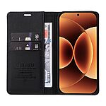 Θήκη Xiaomi 17 Pro Max 5G - YIKATU - Flip Πορτοφόλι από Συνθετικό Δέρμα (PU) με TPU - Μαύρο - Wallet/Stand - Εικόνα 3