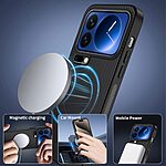 Θήκη Xiaomi 17 Pro Max 5G - WANLONFENG TQ Series - Σκληρή Θήκη PC+TPU - Γκρι - MagSafe - Εικόνα 4