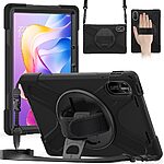 Θήκη Xiaomi Redmi Pad 2 - OEM - Σκληρή Θήκη PC+TPU - Μαύρο - Stand/Λουράκι