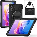 Θήκη Xiaomi Redmi Pad 2 - OEM - Σκληρή Θήκη PC+TPU - Μαύρο - Stand/Λουράκι - Εικόνα 4