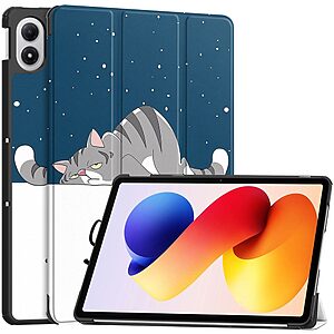 Θήκη Xiaomi Redmi Pad 2 Pro - OEM - Flip Θήκη από Συνθετικό Δέρμα (PU) - Cat - Stand
