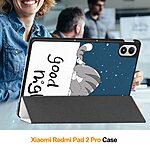 Θήκη Xiaomi Redmi Pad 2 Pro - OEM - Flip Θήκη από Συνθετικό Δέρμα (PU) - Cat - Stand - Εικόνα 6