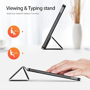 Θήκη Xiaomi Redmi Pad 2 - DUX DUCIS Domo Series - Flip Θήκη από Συνθετικό Δέρμα (PU) - Μαύρο - Stand - Εικόνα 2