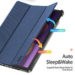Θήκη Xiaomi Redmi Pad 2 - DUX DUCIS Domo Series - Flip Θήκη από Συνθετικό Δέρμα (PU) - Μπλε - Stand - Εικόνα 6