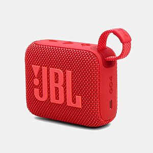 JBL Go 4 Bluetooth Wireless Speaker Red EU (JBLGO4RED)