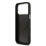 Θήκη Guess Magsafe με metal triangle logo TPU και επικάλυψη δερματίνης για iPhone 17 Pro Max μαύρο - Εικόνα 3