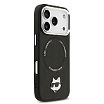 Θήκη Karl Lagerfeld Magsafe Choupette Pin logo για iPhone 17 Pro Max μαύρο - Εικόνα 2