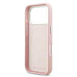 Θήκη Karl Lagerfeld Magsafe με ανάγλυφο σχέδιο και logo επιγραφή Karl Lagerfeld για iPhone 17 Pro ροζ - Εικόνα 3