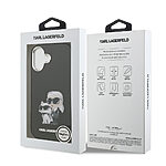 Θήκη Karl Lagerfeld Magsafe με IML Aquarelle Karl & Chouppette logo για iPhone 17 μαύρο - Εικόνα 4