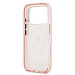 Θήκη Karl Lagerfeld Magsafe με IML Aquarelle Karl & Chouppette pins και glitter για iPhone 17 Pro Max ροζ - Εικόνα 3