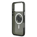 Θήκη Karl Lagerfeld Magsafe με IML Aquarelle Karl & Chouppette pins & logo και glitter για iPhone 17 Pro Max μαύρο - Εικόνα 3