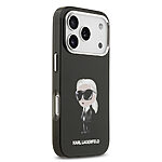 Θήκη Karl Lagerfeld Magsafe με IML Aquarelle Karl Lagerfeld επιγραφη & logo για iPhone 17 Pro μαύρο - Εικόνα 2