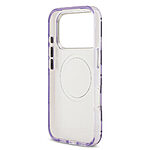 Θήκη Karl Lagerfeld Magsafe με IML Aquarelle το μονόγραμμα KL logo και επιγραφή Karl Lagerfeld για iPhone 17 Pro μωβ - Εικόνα 3