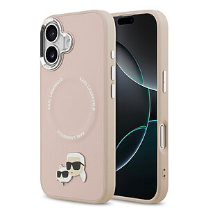 Εμβληματικός σχεδιασμός Karl Lagerfeld σε elegant ροζ απόχρωση με τα χαρακτηριστικά Karl & Choupette logοs - Προστασία premium με MagSafe compatibility που συνδυάζει iconic fashion με πρακτικότητα