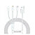 Baseus Superior Series Regular USB to Type-C / Lightning / micro USB Cable 3.5A Λευκό 1.5m (CAMLTYS-02) (BASCAMLTYS02)
