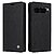 Θήκη Google Pixel 10 Pro XL 5G / 9 Pro XL 5G - YIKATU YK-001 - Flip Πορτοφόλι από Συνθετικό Δέρμα (PU) με TPU - Μαύρο - Wallet/Stand